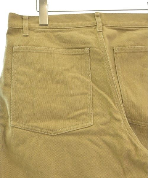 Comme des Garcons SHIRT Cropped Pants Cotton Wide Pants Plain Zipper Beige Size US 33 - 5 Thumbnail