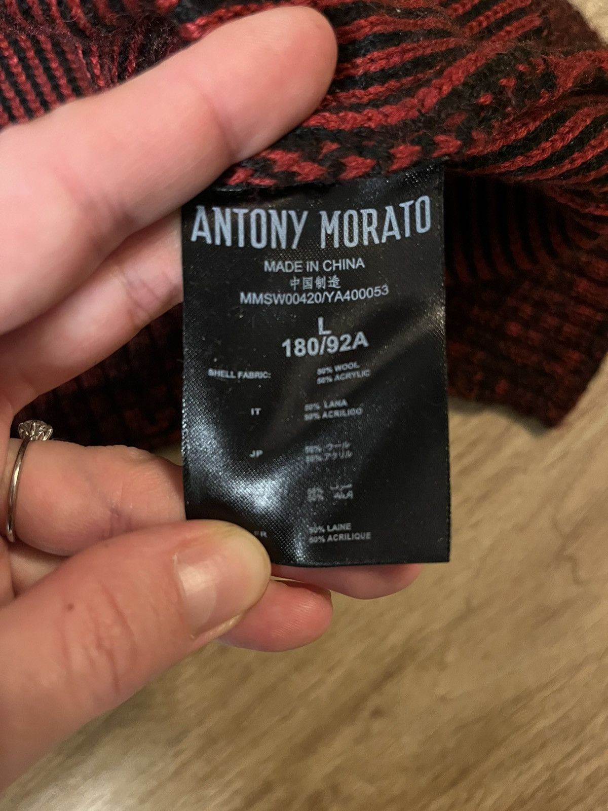 Antony Morato Antony Morato Knitwear Sweater Size US L / EU 52-54 / 3 - 4 Thumbnail