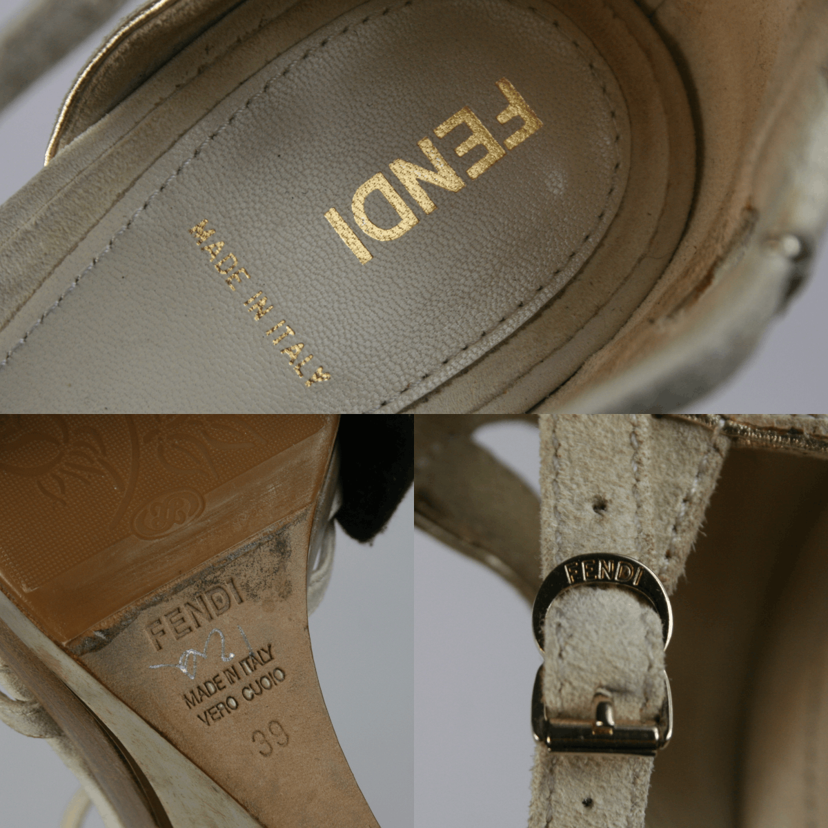 Fendi Wedge Strap Sandals Size US 9 / IT 39 - 12 Thumbnail