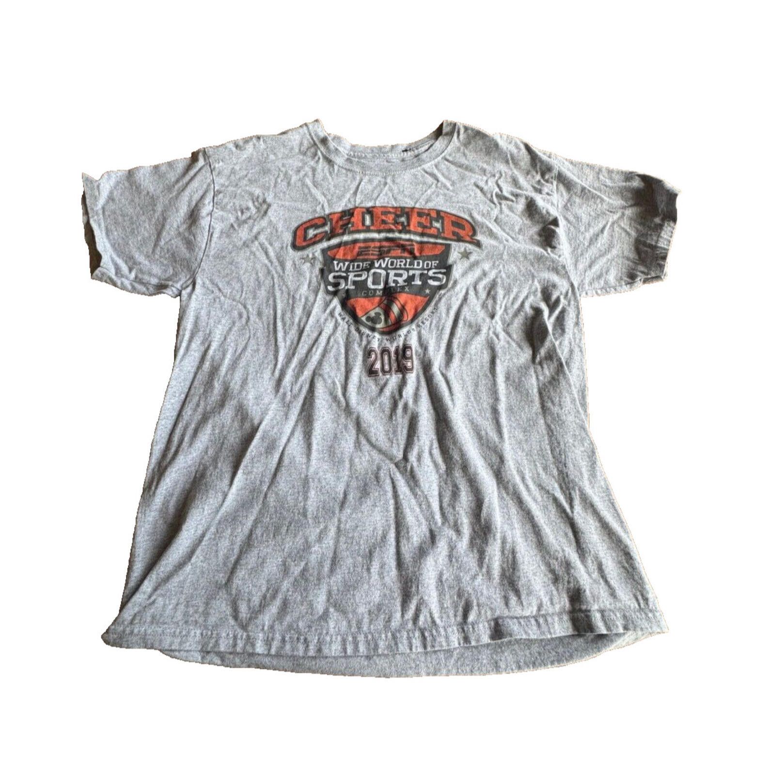 Esprit ESPN 2019 Cheer Grey Short Sleeve T Shirt Mens L Size US L / EU 52-54 / 3 - 1 Thumbnail