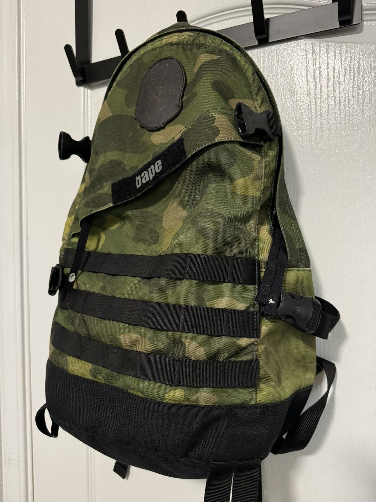 Bape 2018 Bape Green Camo Utility Backpack Bag Size ONE SIZE - 2 Thumbnail