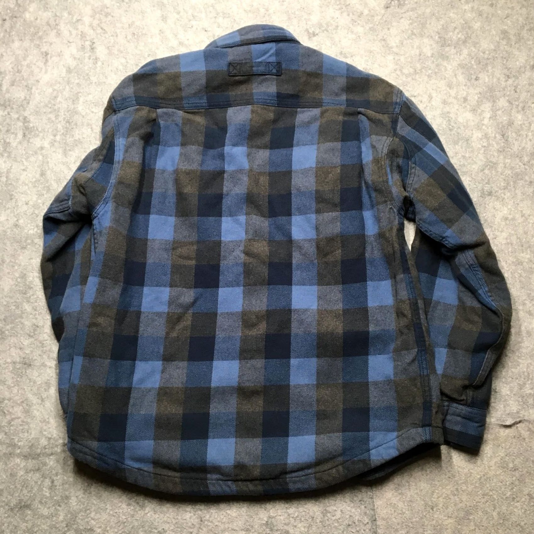 Duluth Trading Company Duluth Trading Shirt Jacket Mens Medium Blue Plaid Flannel Lined Snap Insulated workwear casual Cow Size US M / EU 48-50 / 2 - 6 Thumbnail