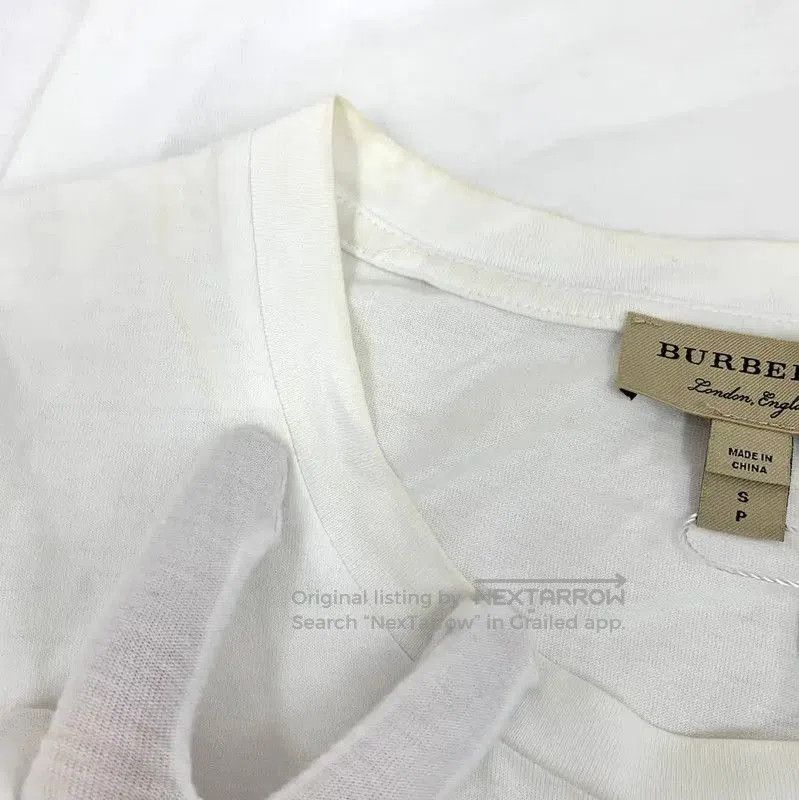 Burberry Burberry White Cotton Men's T. Size US S / EU 44-46 / 1 - 8 Thumbnail