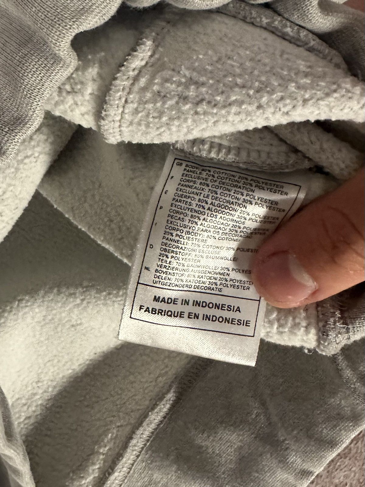 Nike Nike Vintage Sweatshirt Big logo Boxy grey Japanese Y2K Size US L / EU 52-54 / 3 - 5 Thumbnail