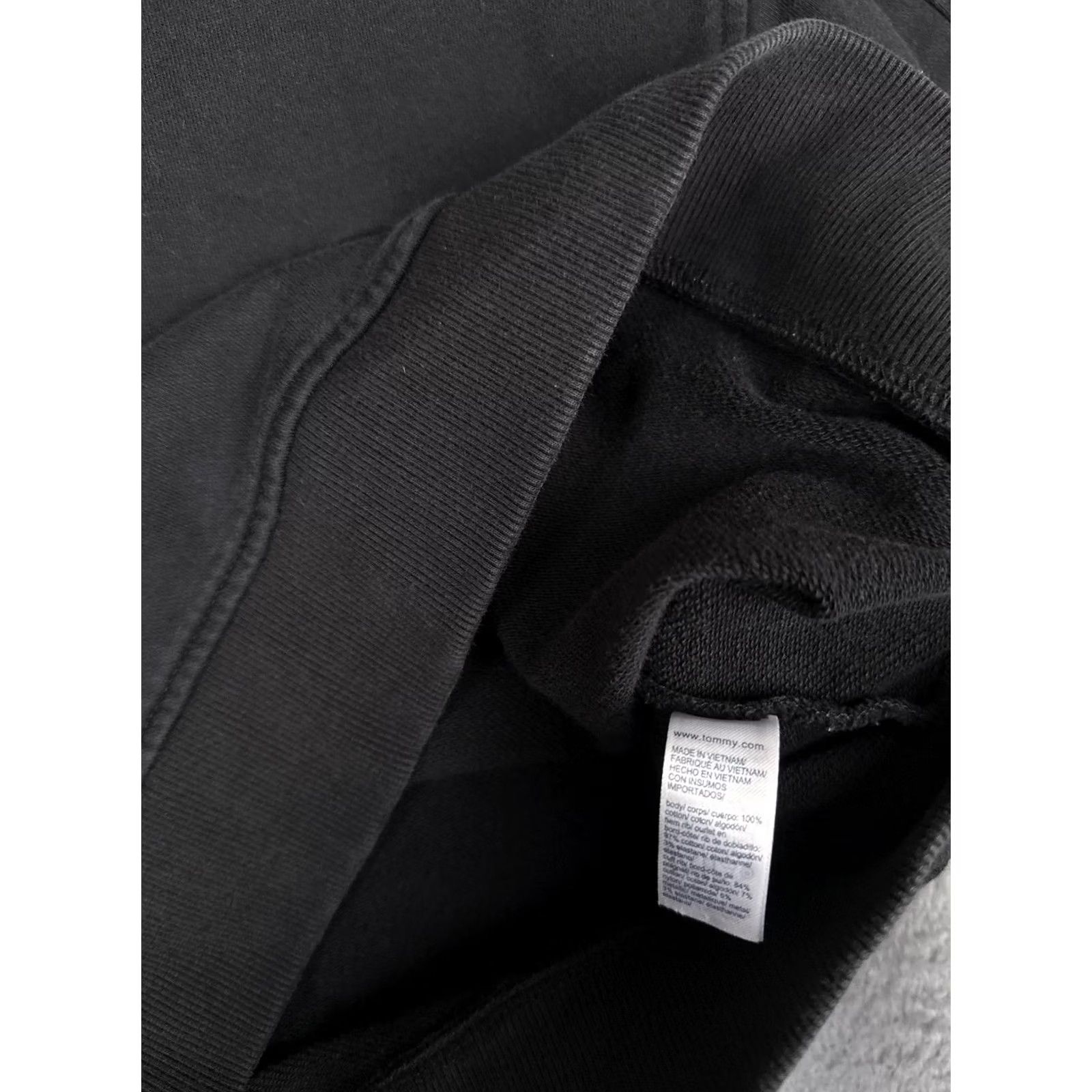 Tommy Hilfiger Tommy Hilfiger Sweater Womens L Black Mock Neck Pullover Embroidered Logo Cuff Jersey Knit Pullover Size L / US 10 / IT 46 - 7 Thumbnail