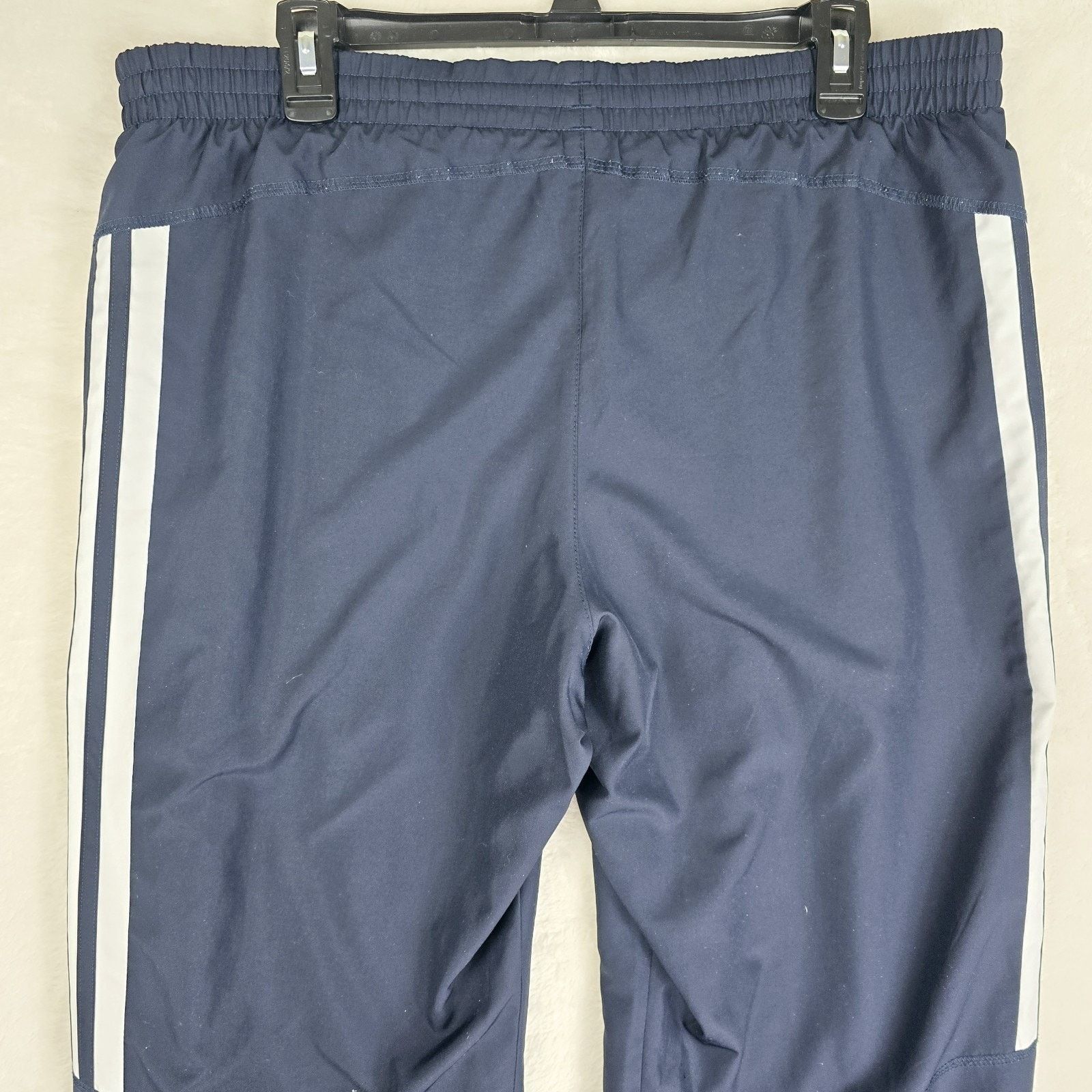 Adidas Adidas Track Pants Blue Windbreaker Ankle Zip Baggy Y2K M Size US 36 / EU 52 - 10 Thumbnail