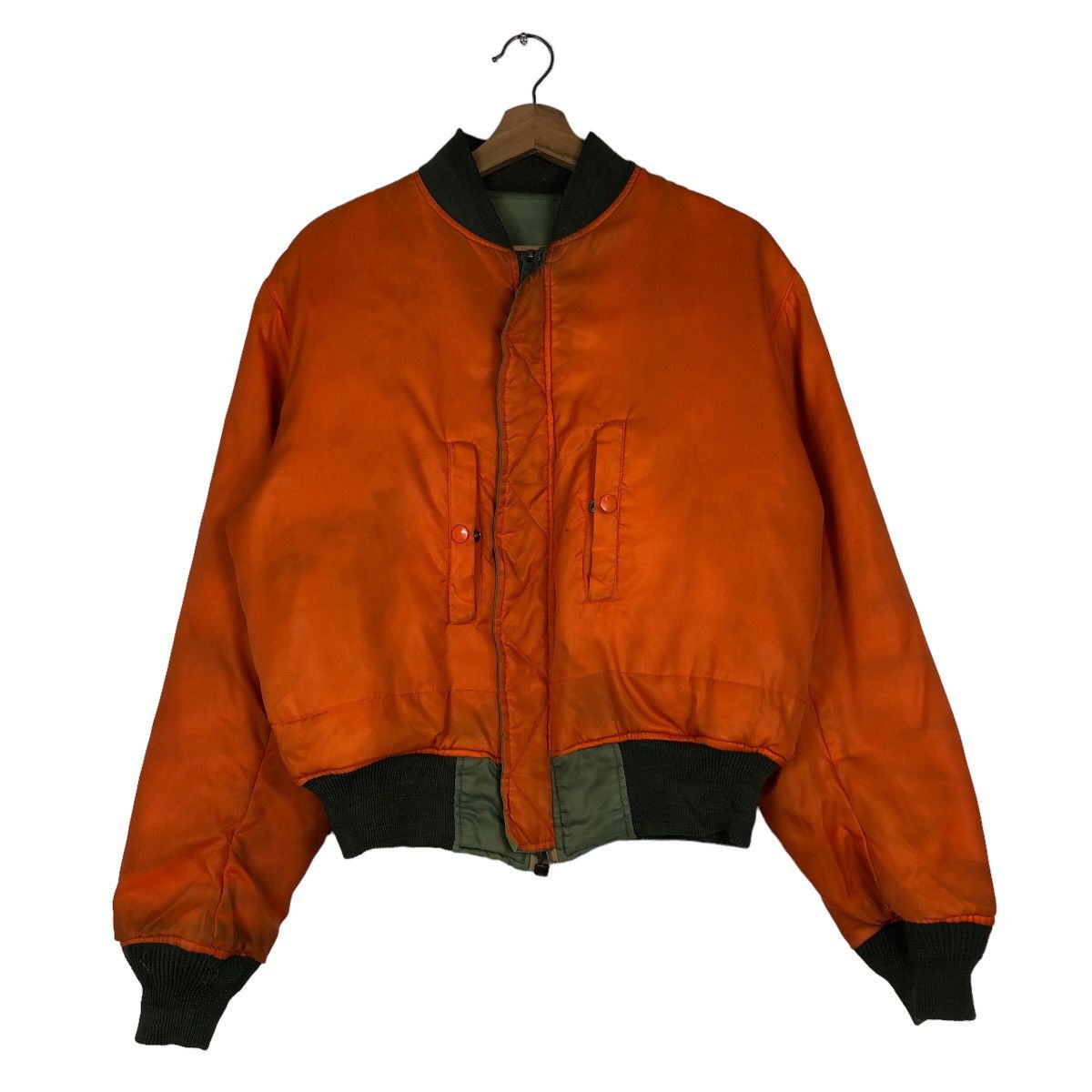 Vintage 🔥Riot Riot Vintage Reversible Bomber Ma-1 Jacket Wastop Size US M / EU 48-50 / 2 - 16 Thumbnail