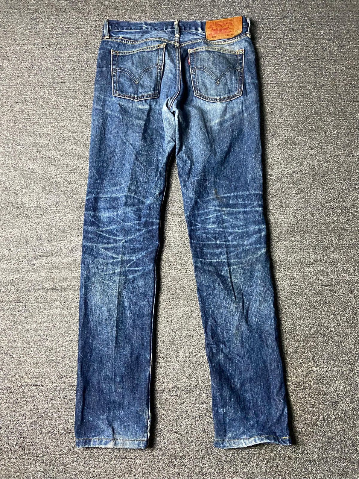 Levi's Levis Strauss Co. Pencil Fit Distressed Jeans (159) Size US 31 - 2 Thumbnail