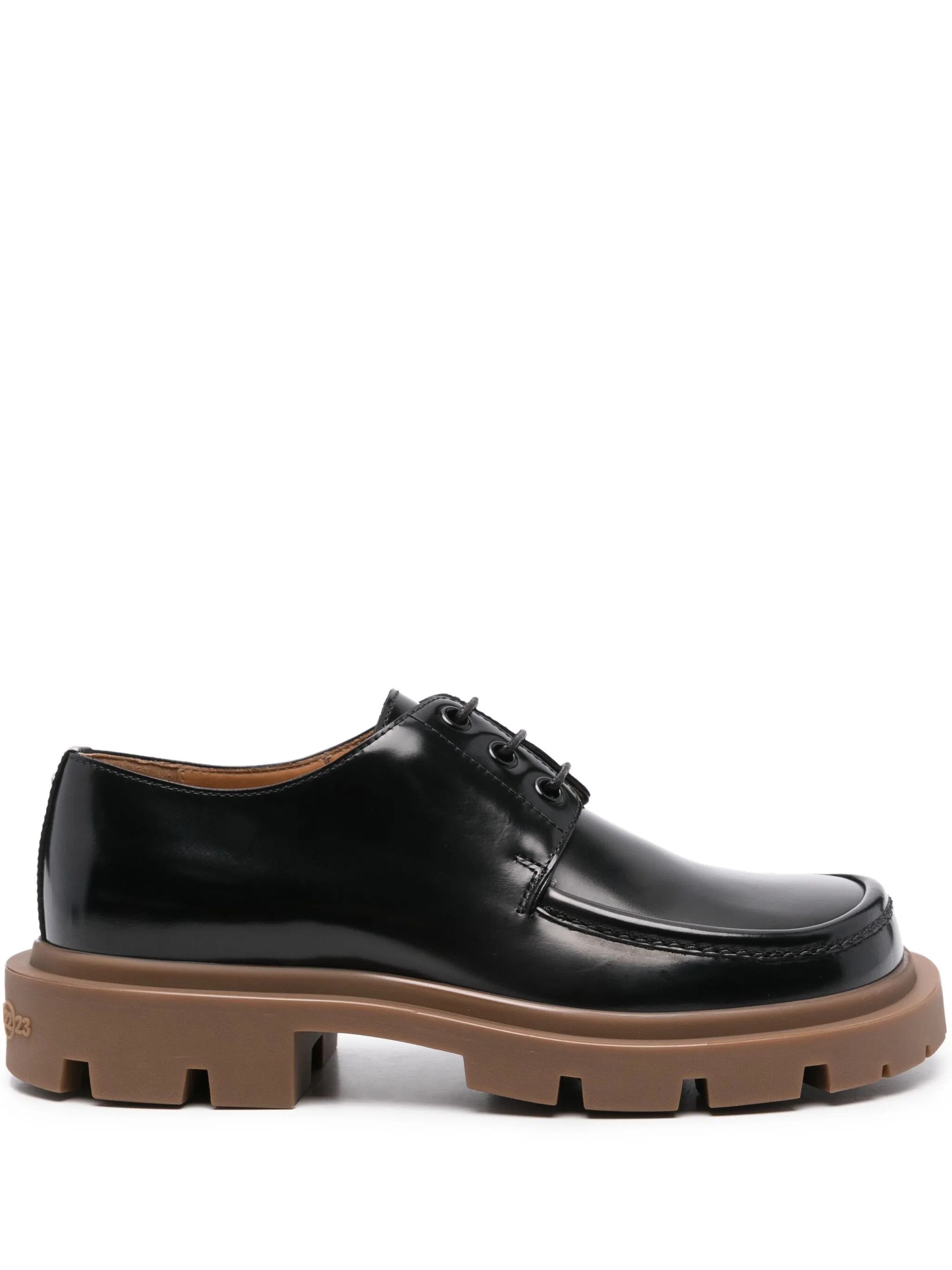 Maison Margiela oc11z0325 Ivy Derby Shoes in Black Size US 7 / IT 37 - 1 Thumbnail