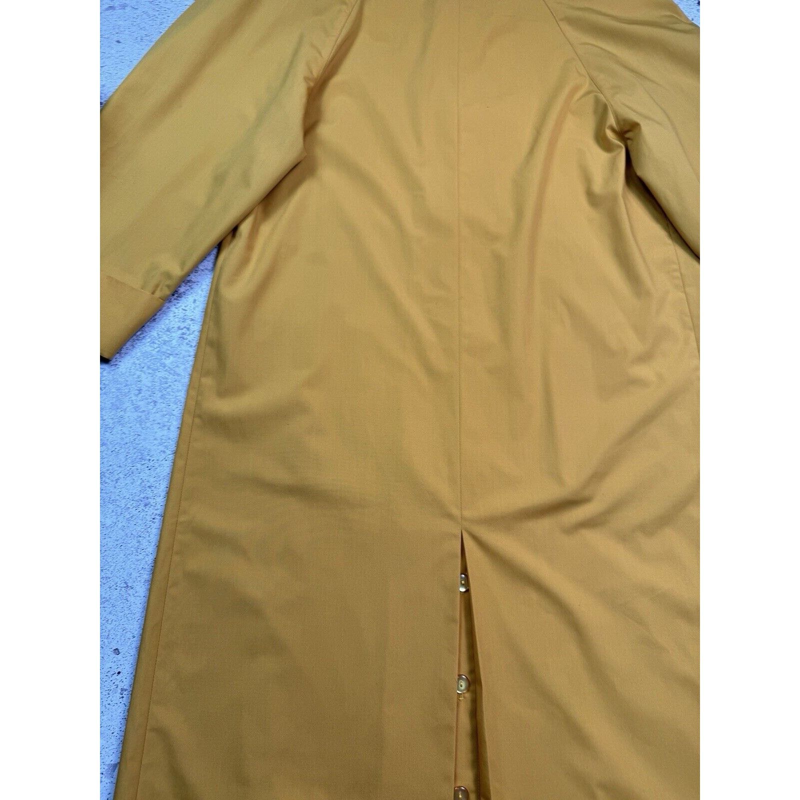 Vintage Vintage 90s 80s Christian Aujard Yellow Trench Coat Size 38 Size M / US 6-8 / IT 42-44 - 18 Thumbnail