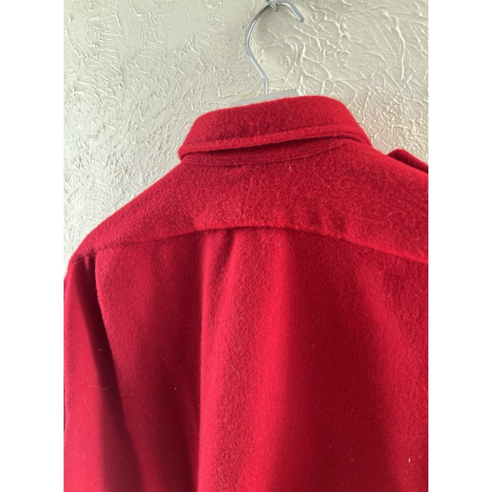 Polo Ralph Lauren VINTAGE Polo Ralph Lauren Wool CPO Shirt XL-2XL Red - Button-Up, Long Sleeve, Casual, Casual Mens Shirt XL Red Wool Twill Damaged? Size US XL / EU 56 / 4 - 6 Thumbnail