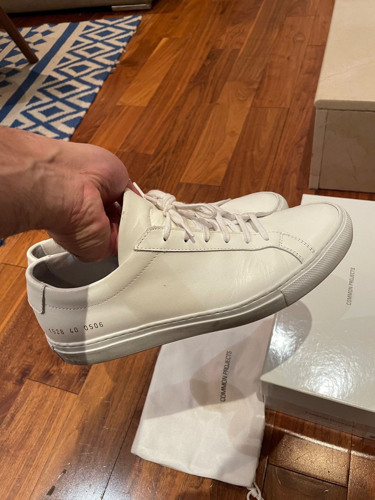Common Projects Common Projects original achilles low white Size US 7 / EU 40 - 1 Thumbnail