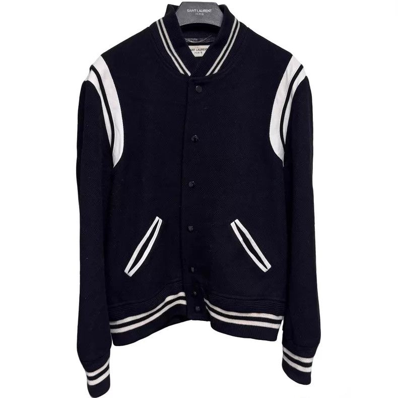 Saint Laurent Paris Saint Laurent SLP Varsity Jacket Size US L / EU 52-54 / 3 - 3 Thumbnail