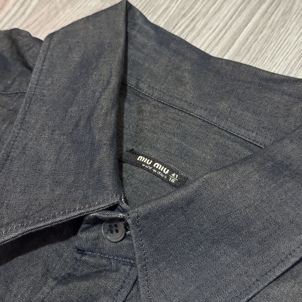 Miu Miu Miu Miu Denim Button Up Size M / US 6-8 / IT 42-44 - 3 Thumbnail