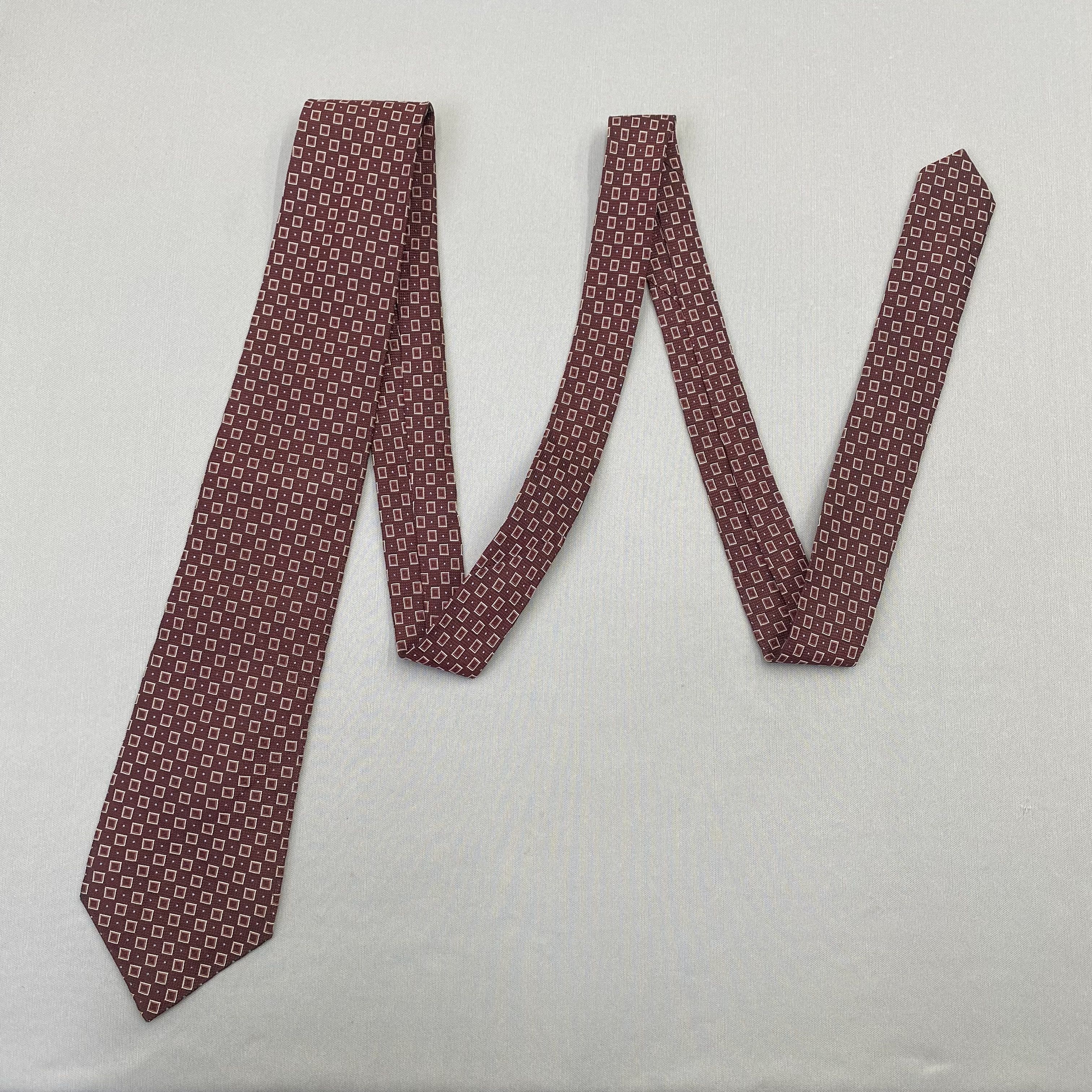 Prada Vintage Prada SILK Necktie Cravate Pure Silk Neck Tie Size ONE SIZE - 5 Thumbnail