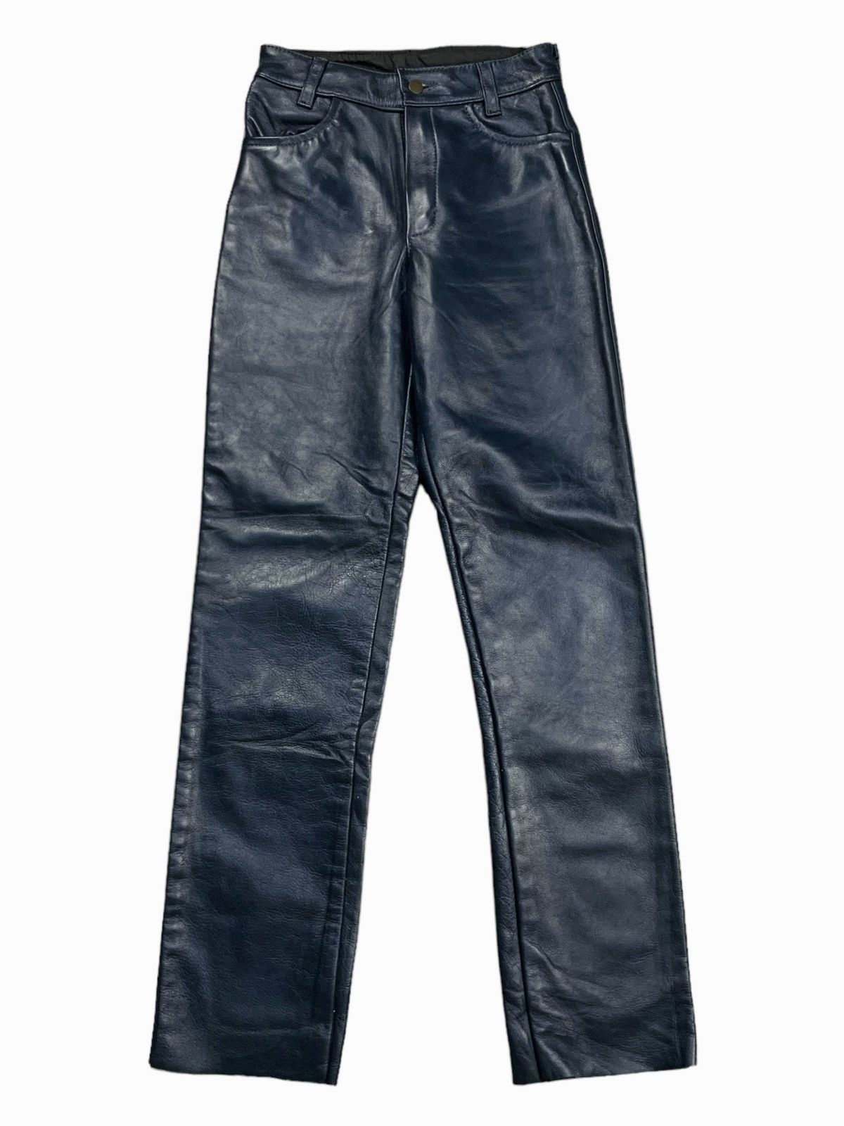 Kadoya 2000s Vanson - Indigo Leather Pants Size US 28 / EU 44 - 1 Thumbnail