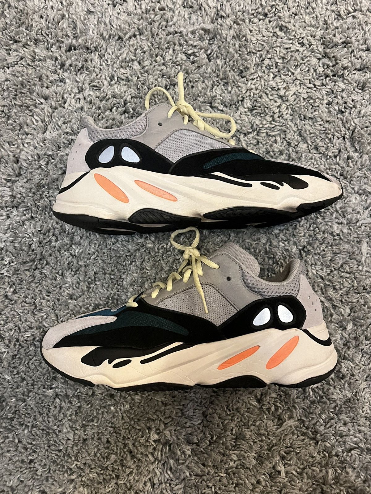 image of Yeezy Season Yeezy 700 Wave Runner Shoes in Grey, Men's (Size 12)