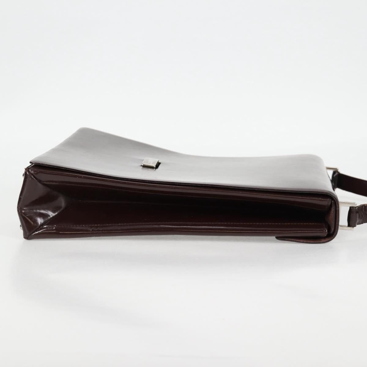 Gucci GUCCI Shoulder Bag Patent Leather Brown Silver 002 2046 002 Size ONE SIZE - 6 Thumbnail