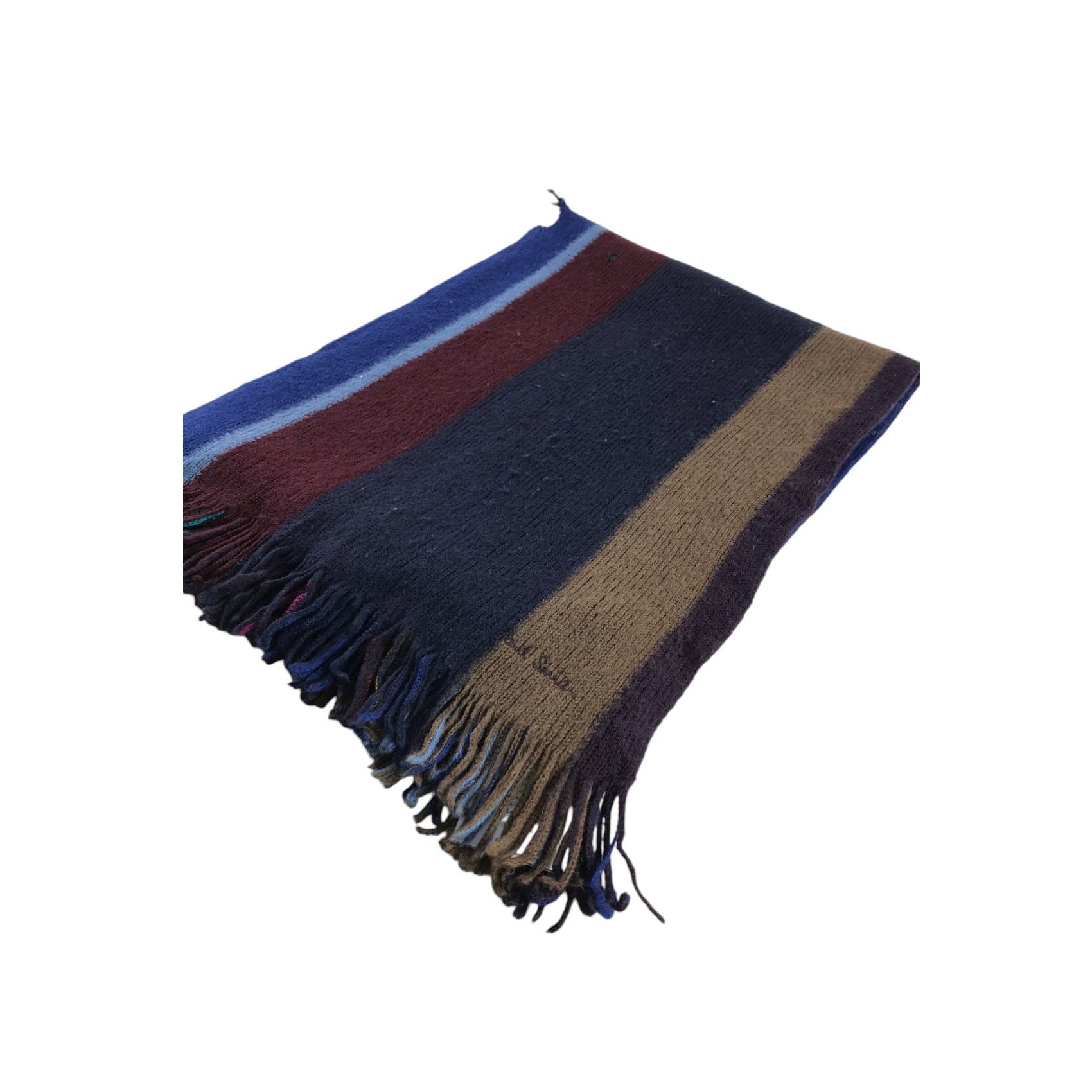 Paul Smith × Vintage Paul Smith Scarf / Muffler / Neckwear - WW2106 Size ONE SIZE - 3 Thumbnail