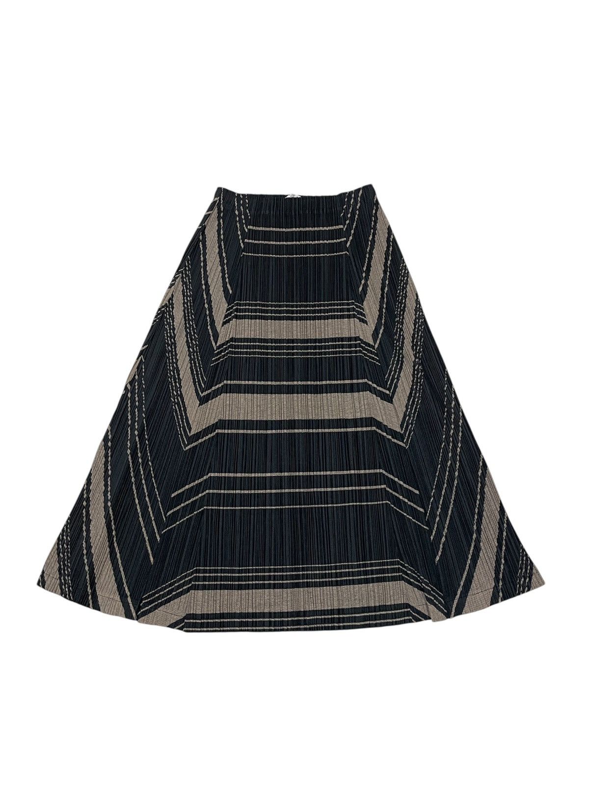 Pleats Please Issey Miyake Issey Miyake Pleats Please PP93 Archive Geometric Midi Skirt Size 30" / US 8 / IT 44 - 1 Thumbnail