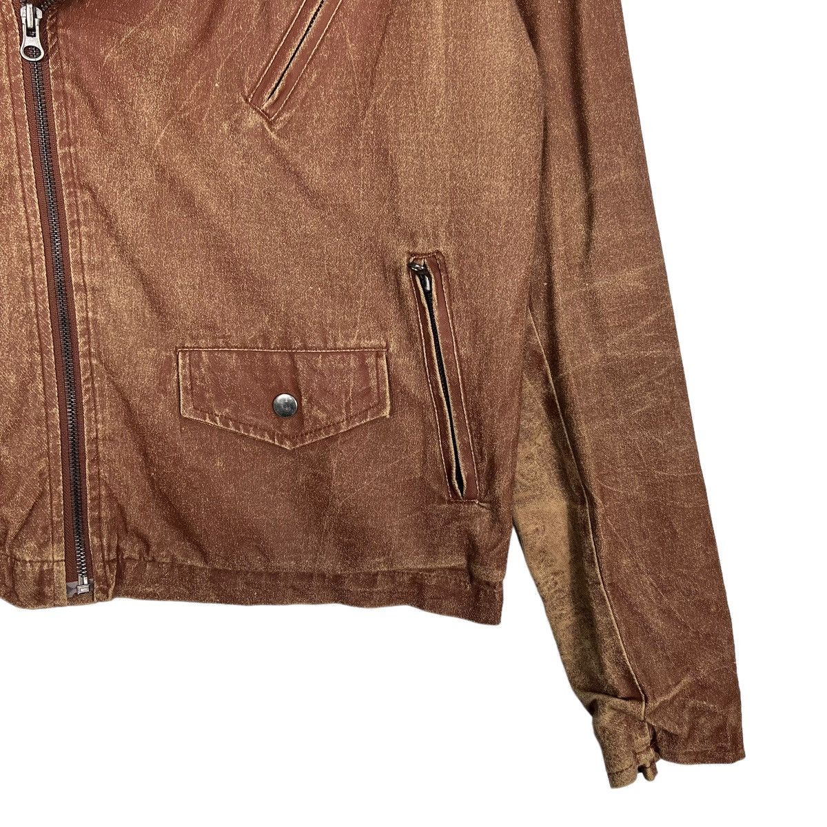 April 77 🔥 APRIL 77 Record Double colar MOTO RIDER JACKET Size US S / EU 44-46 / 1 - 5 Thumbnail