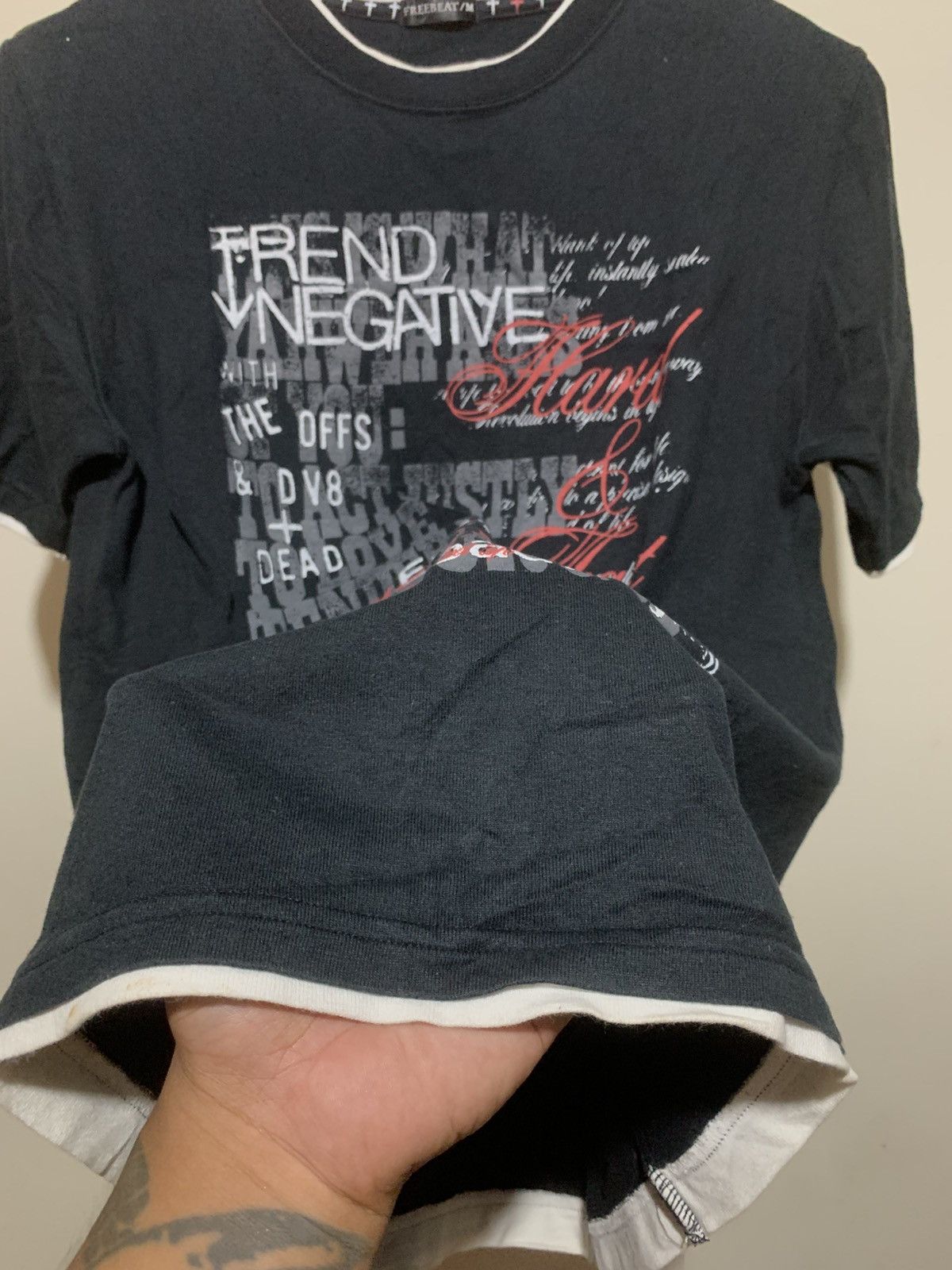 Japanese Brand Japanese Freebeat Double Layer /LGB/ifsixwasnine Style Tee Size US M / EU 48-50 / 2 - 6 Thumbnail