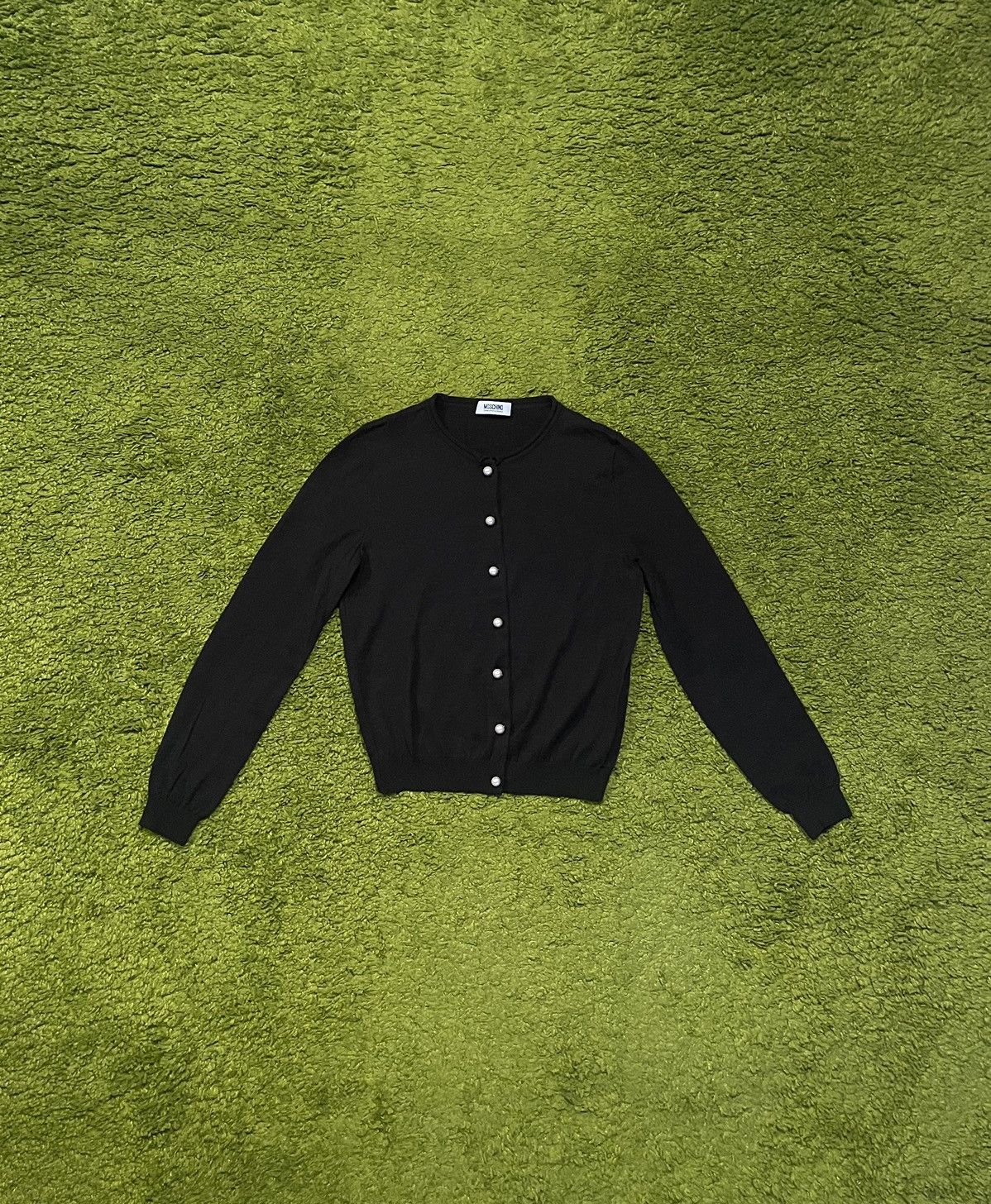 Moschino × Vintage Moschino Cheap and Chick 2000s vtg pearl buttons cardigan Size M / US 6-8 / IT 42-44 - 1 Thumbnail