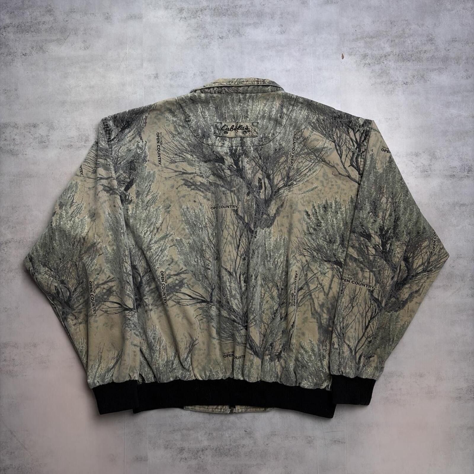 Cabelas Vintage Camo Cabela’s Realtree Grunge Bomber Jacket Size US L / EU 52-54 / 3 - 2 Thumbnail