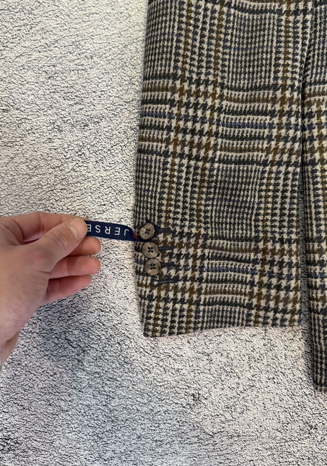Boggi Boggi Milano B Jersey Blazer 2Button 54 Beige Men Made Italy Size 44R - 4 Thumbnail