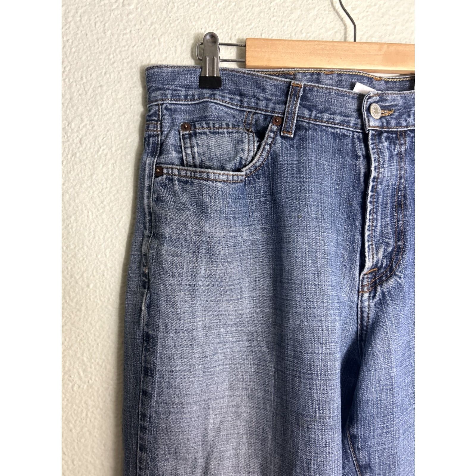 Lucky Brand VINTAGE Lucky Brand Jeans Men Regular 34x31 Blue Medium Wash Straight USA Size US 34 / EU 50 - 6 Thumbnail