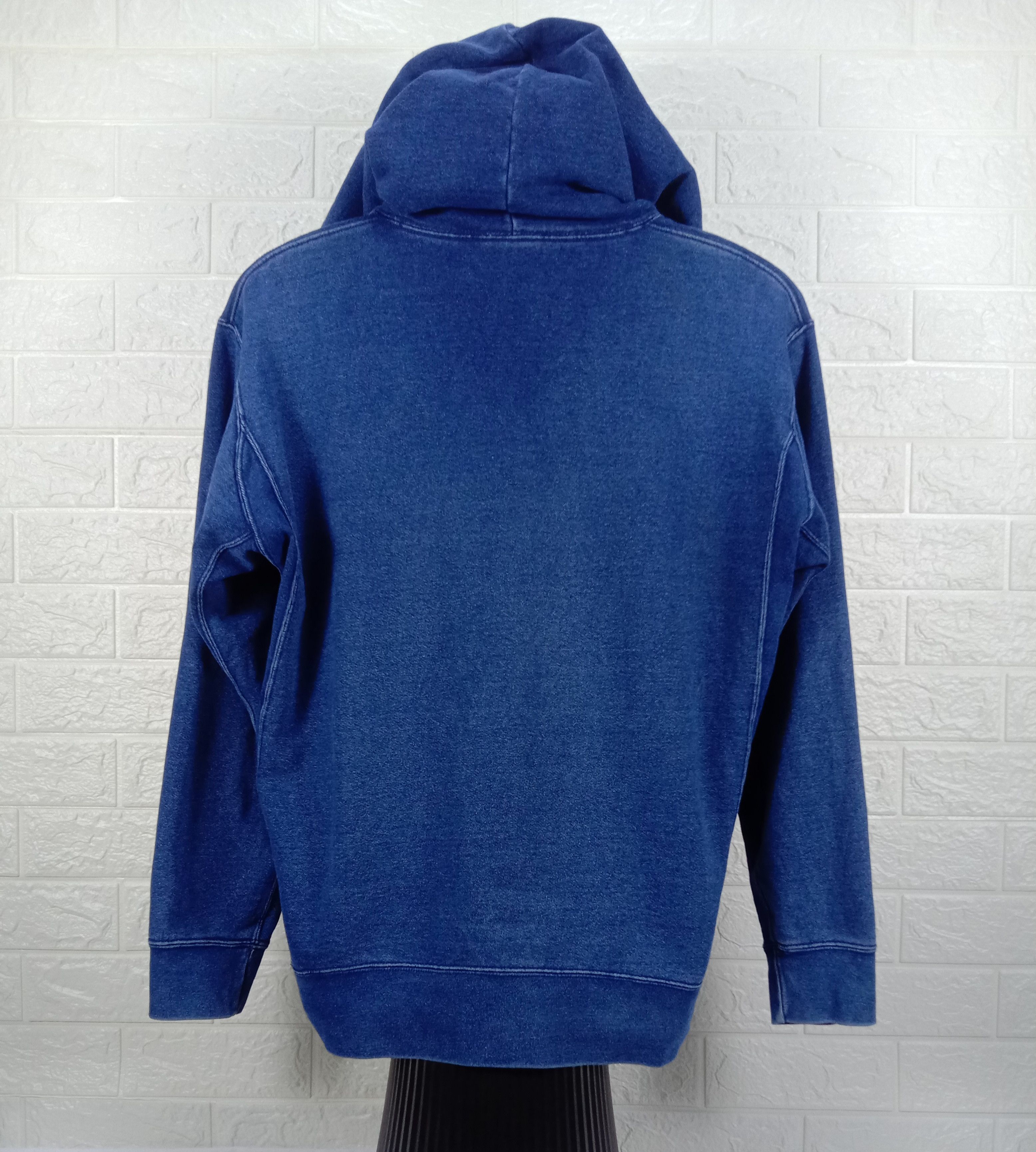Lemaire × Uniqlo Uniqlo U Lemaire Pullover Denim Blue Hoodie Sweatshirt Size US L / EU 52-54 / 3 - 4 Thumbnail