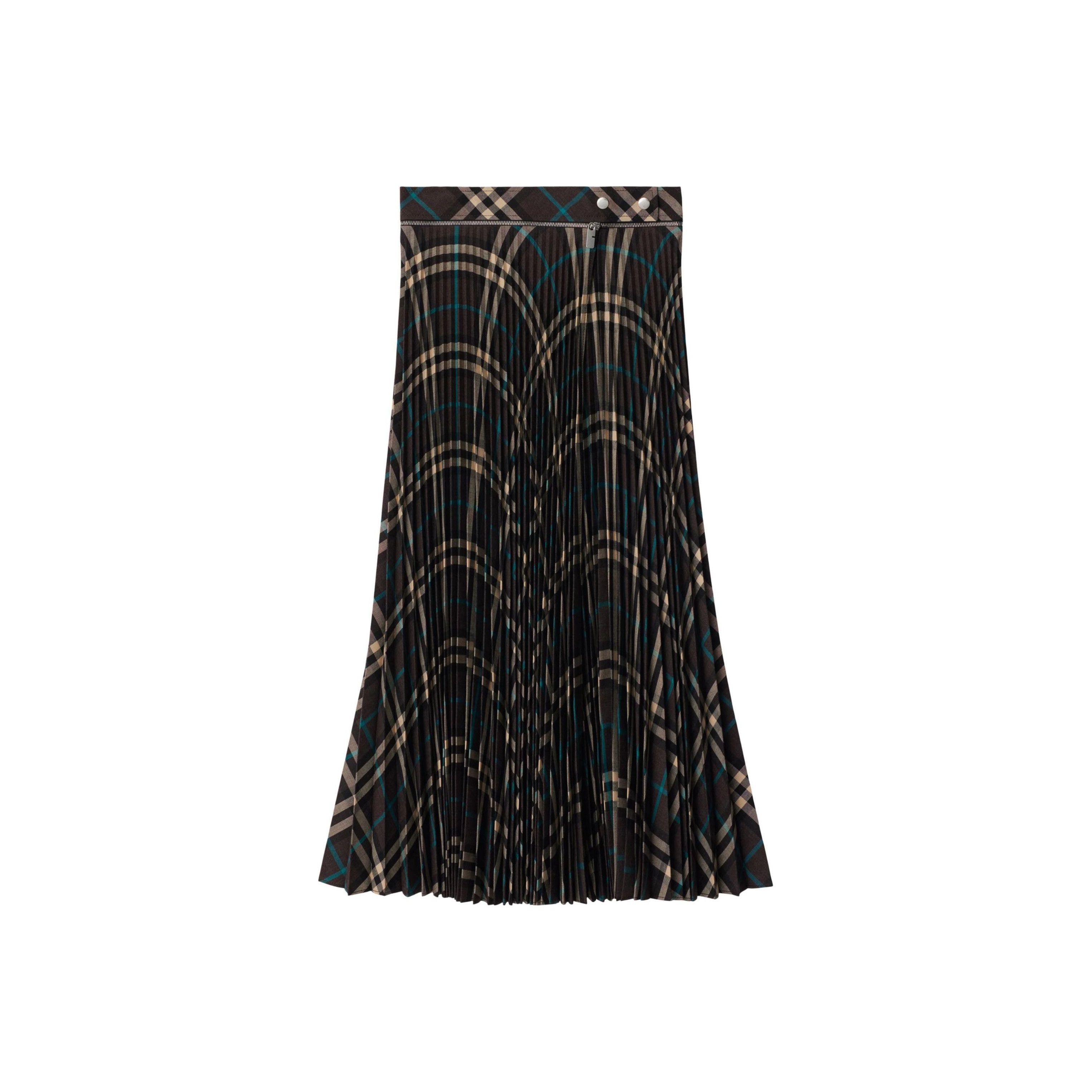 Burberry Burberry Plaid Pleated Skirt Size 34 Size 24" / US 00 / IT 34 - 1 Thumbnail