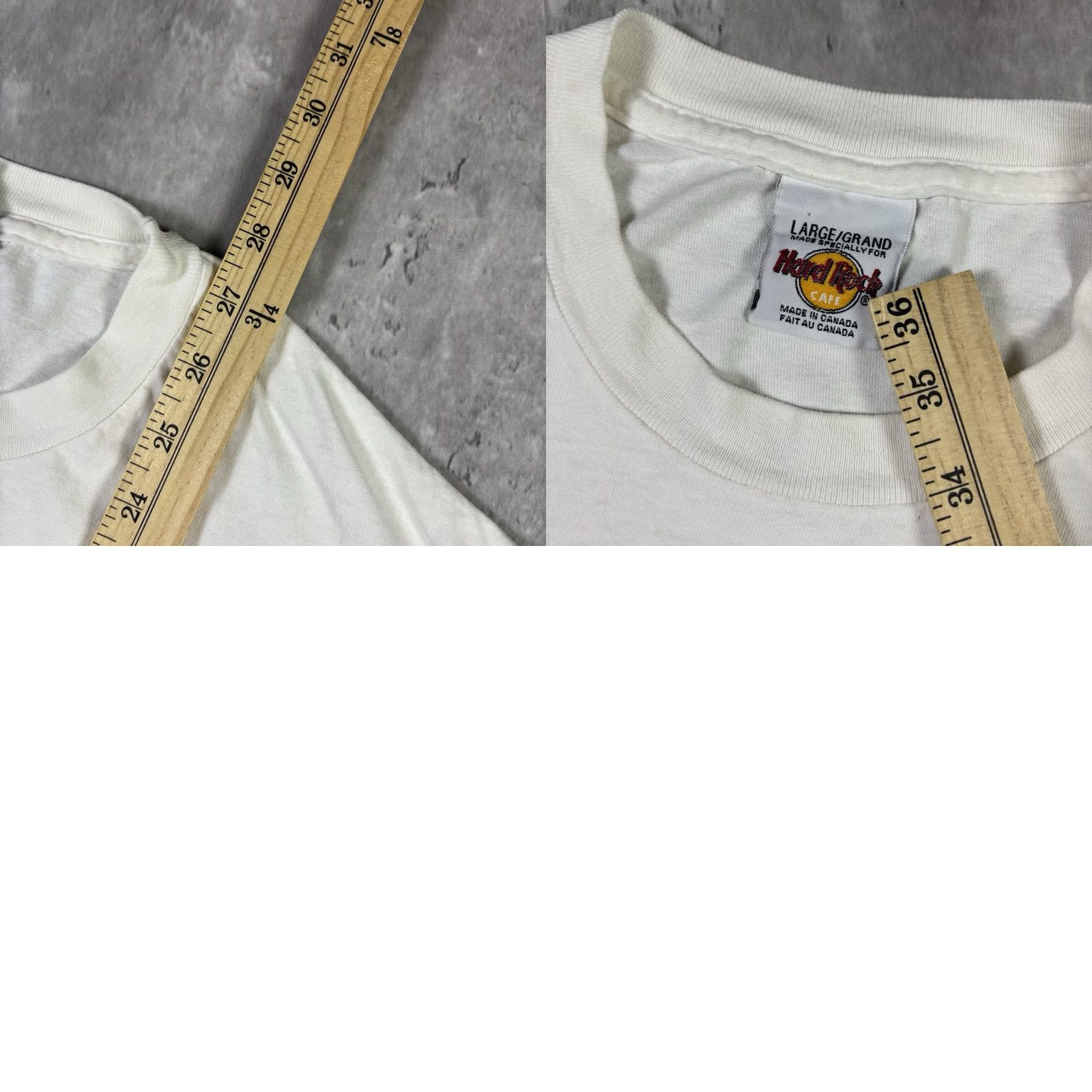 Hard Rock Cafe VINTAGE Hard Rock Cafe T Shirt Toronto White L Mens 90s Size US L / EU 52-54 / 3 - 9 Thumbnail