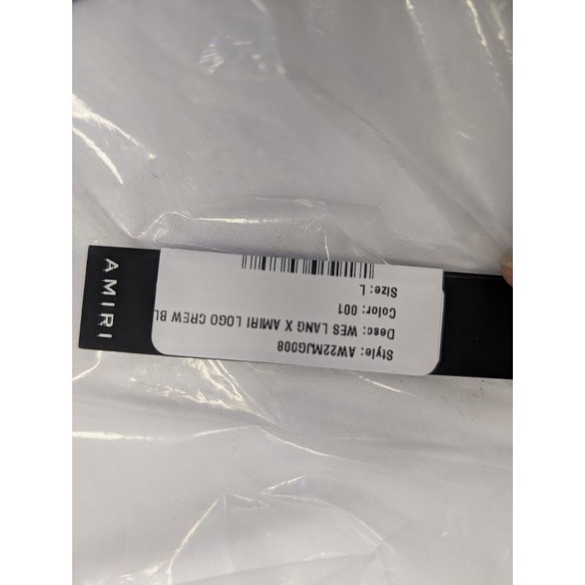 Amiri o1rshd1 Q:2 / Wes Lang x Amiri Logo Crewneck in Black Size US L / EU 52-54 / 3 - 17 Thumbnail