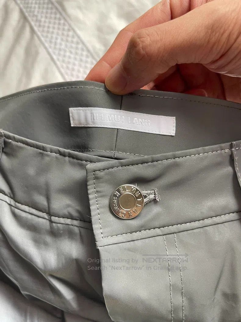 Helmut Lang Helmut Lang Grey Reflective Trousers Size US 32 / EU 48 - 8 Thumbnail