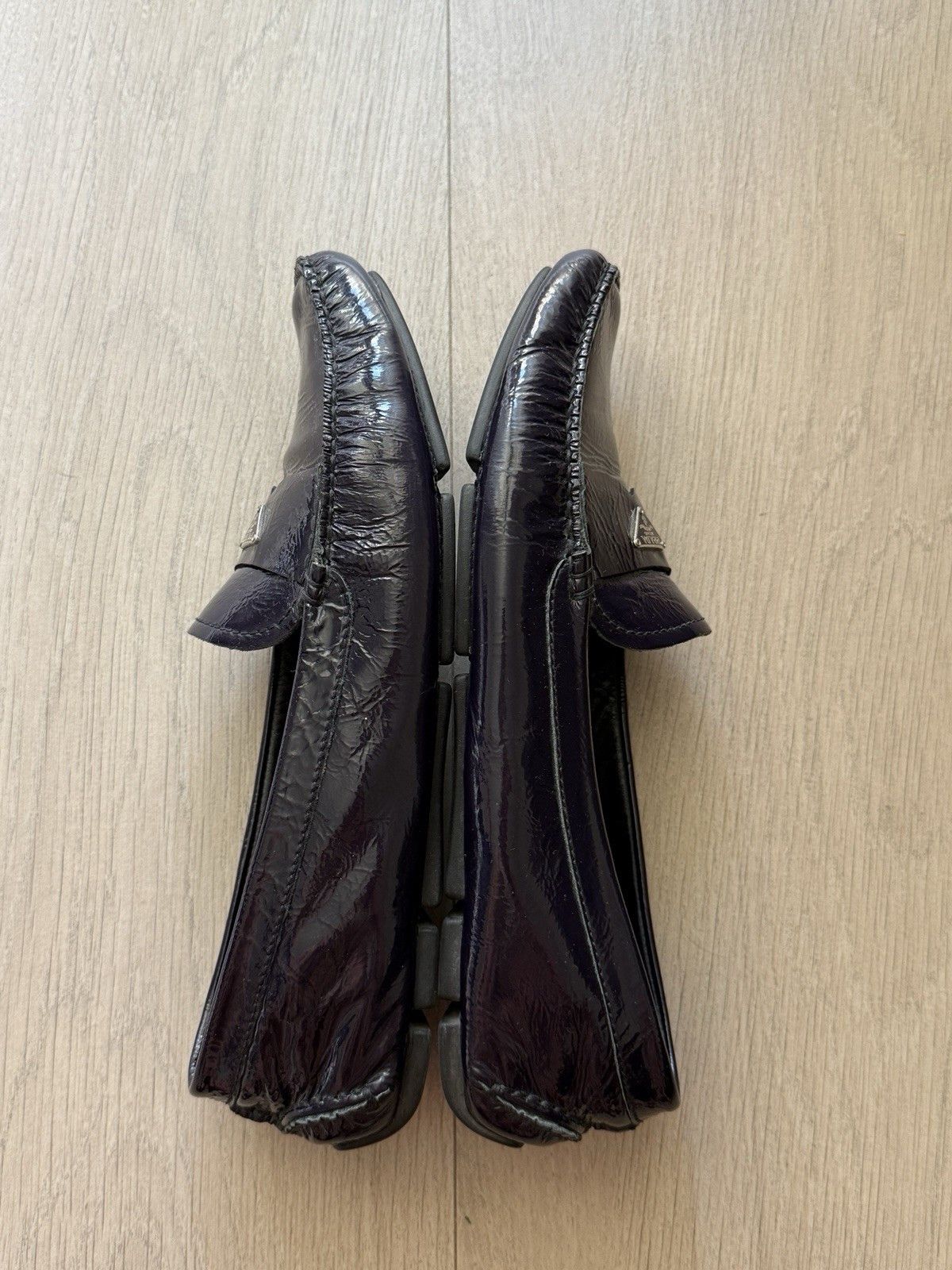 Prada Prada Vintage Purple Patent leather Flats Loafers Size US 10 / IT 40 - 15 Thumbnail