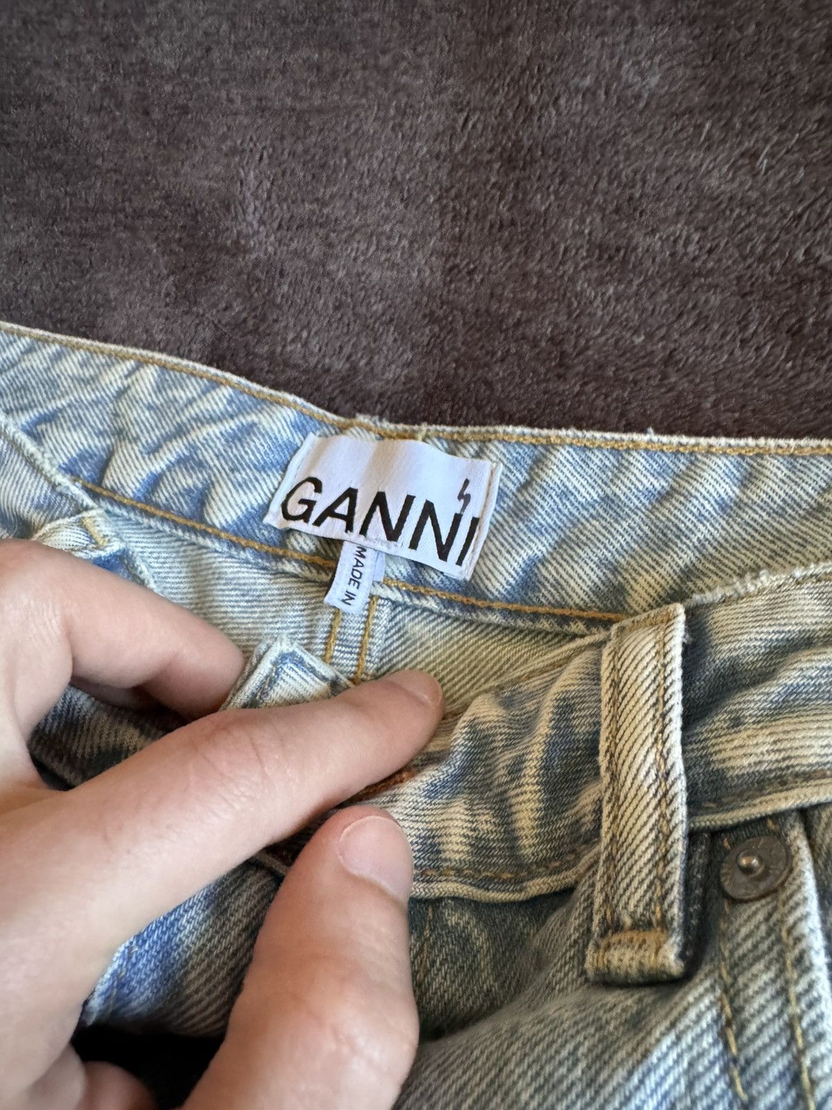 Gianni Valentino Fannie men's denim pans sky blue Size US 30 / EU 46 - 7 Thumbnail