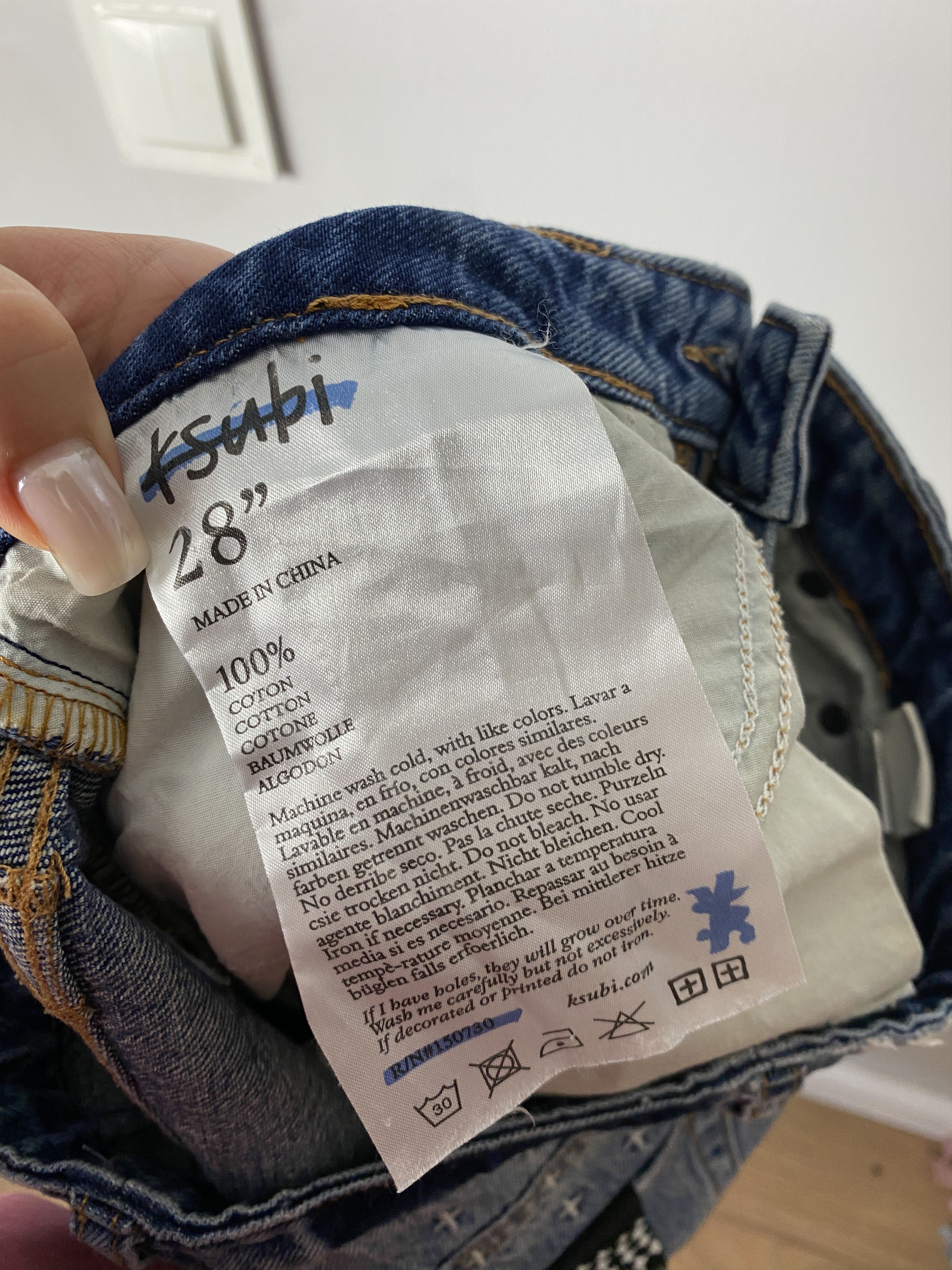 Ksubi Ksubi Slim Pin Rekonize denim jeans pants Size 26" / US 2 / IT 38 - 6 Thumbnail