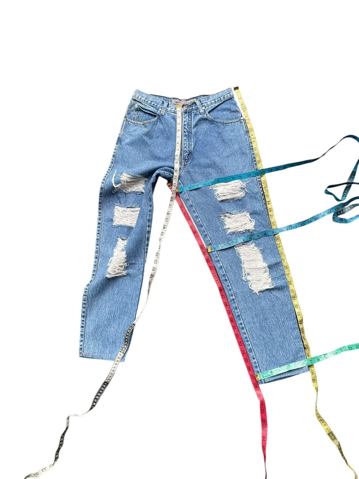 Levi's Vintage 1993 Levis 901 Silver Tab Distresed Size 30" / US 8 / IT 44 - 8 Thumbnail
