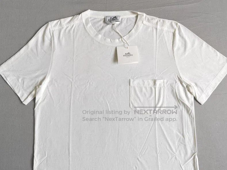 Hermes Hermes Short-sleeved t-shirt, 100% cotton Size US M / EU 48-50 / 2 - 2 Thumbnail