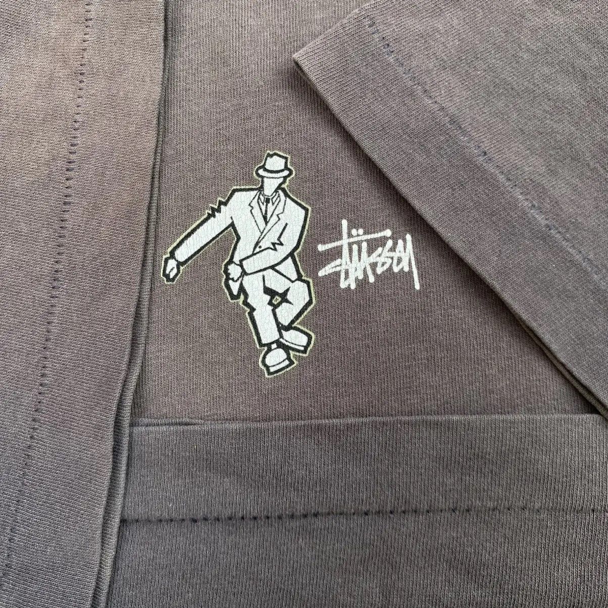 Stussy Vintage 90s Stüssy Ska Dancing Man Graphic Tee Faded Size US M / EU 48-50 / 2 - 11 Thumbnail