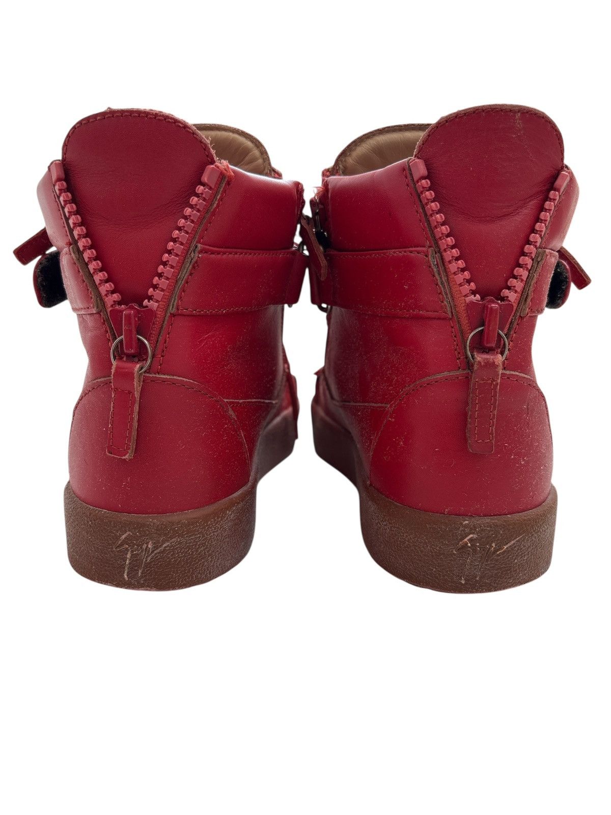 Giuseppe Zanotti Metal Strap Hi-Top Sneakers Size US 8 / EU 41 - 5 Thumbnail