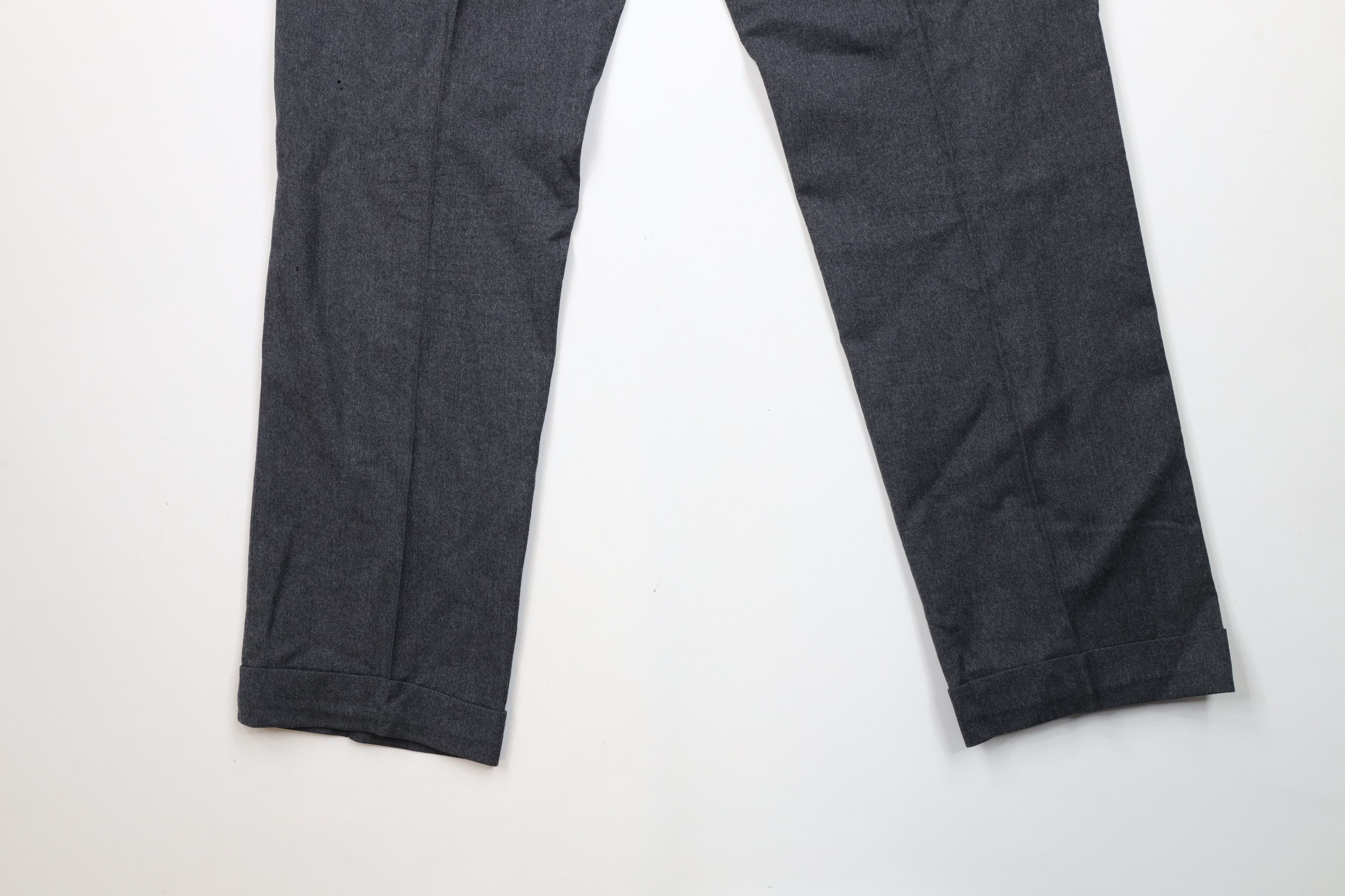 Vintage Vintage 50s 60s Streetwear Wool Cuffed Chino Pants Gray USA Size US 36 / EU 52 - 14 Thumbnail