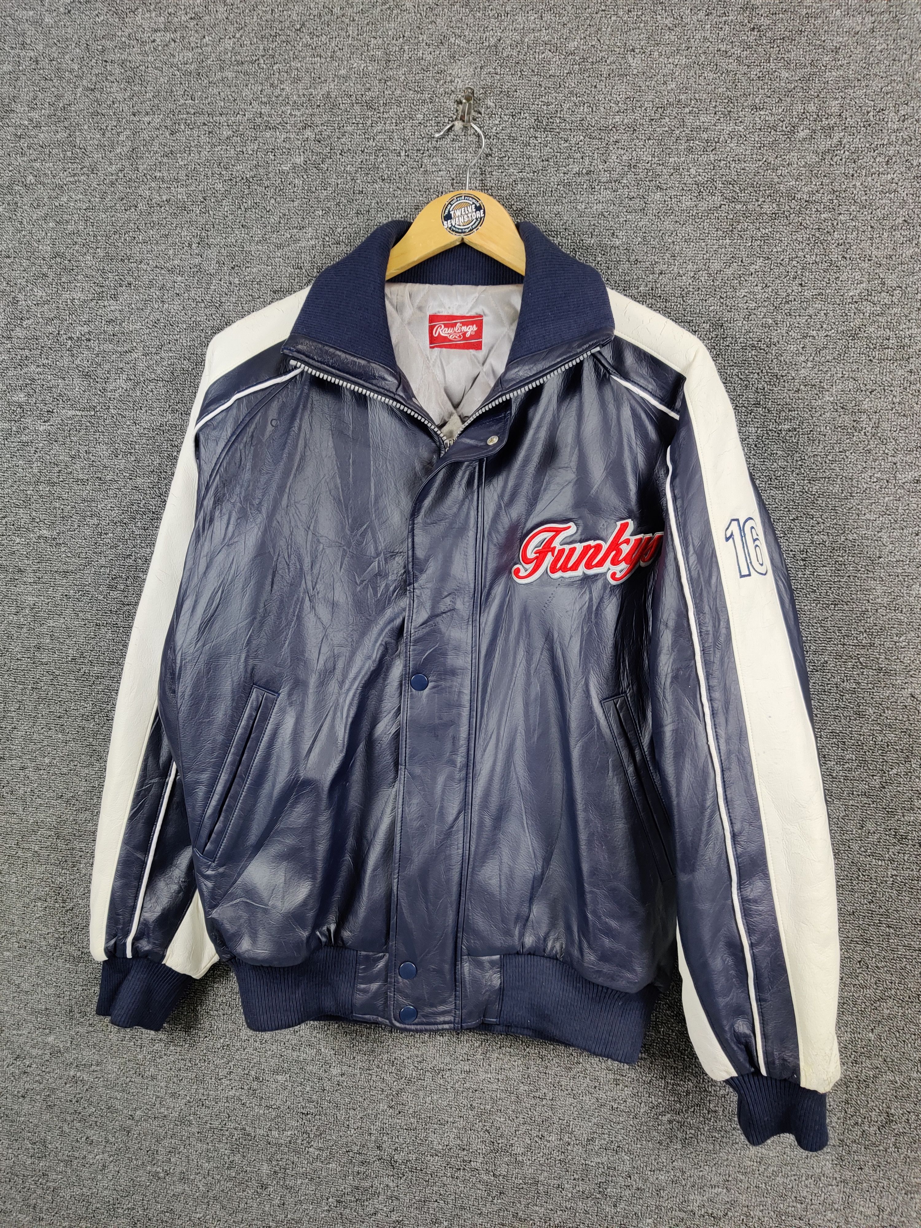 Japanese Brand Vintage Rawlings Funkys Bomber Jacket Size US L / EU 52-54 / 3 - 2 Thumbnail