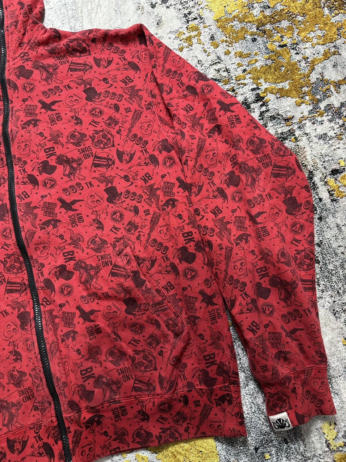Drain Gang JAPAN 666 DEVIL&SKULL BRAND AND SUNS IFSIXWASNINE PUNK STYLE Size US XL / EU 56 / 4 - 4 Thumbnail