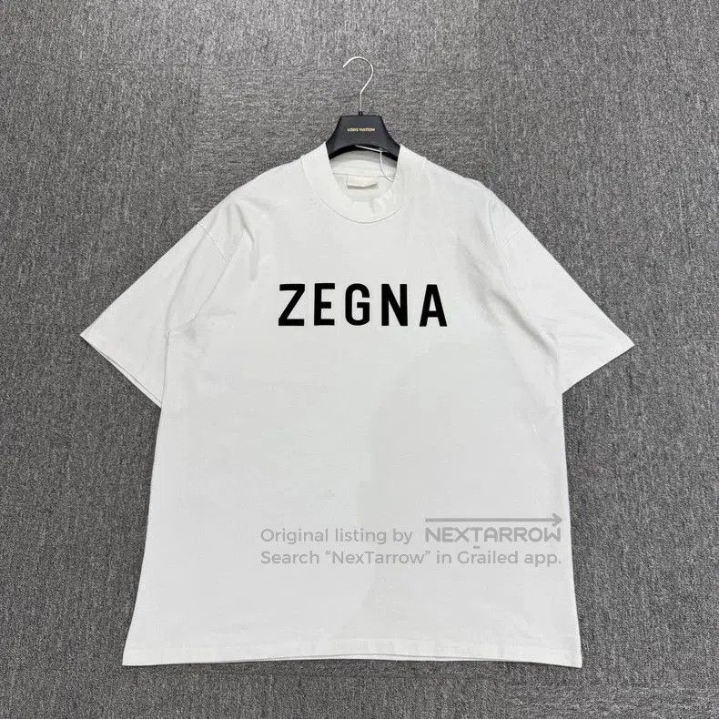 Fear of God Fear of God Zegna Collaborative Flocked Letter Short Sleeve Size US XL / EU 56 / 4 - 1 Thumbnail