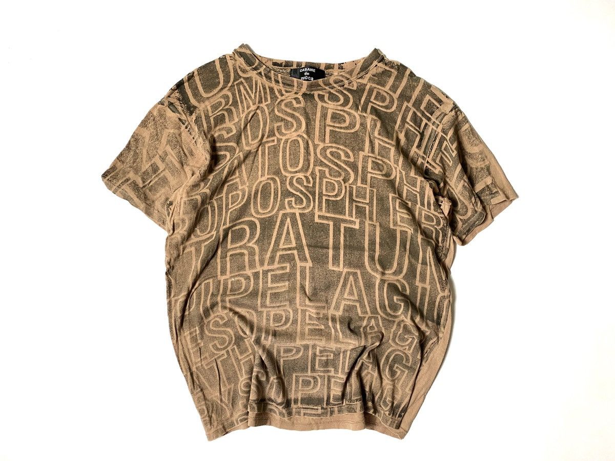 CABANE de ZUCCa × Issey Miyake × Vintage 90’ Zucca from Issery Miyake Y2K Printed Size US S / EU 44-46 / 1 - 1 Thumbnail