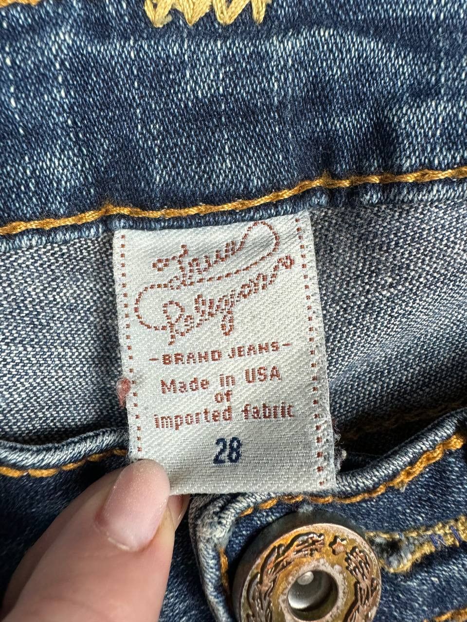 Other True Religion vintage USA Low Rise Super Flare jeans Size 28" / US 6 / IT 42 - 8 Thumbnail