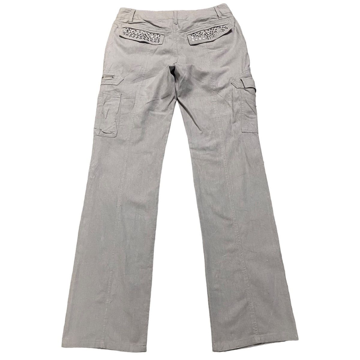 Tornado Mart Tornado Mart Linen Cargo Pants Size 28" / US 6 / IT 42 - 3 Thumbnail
