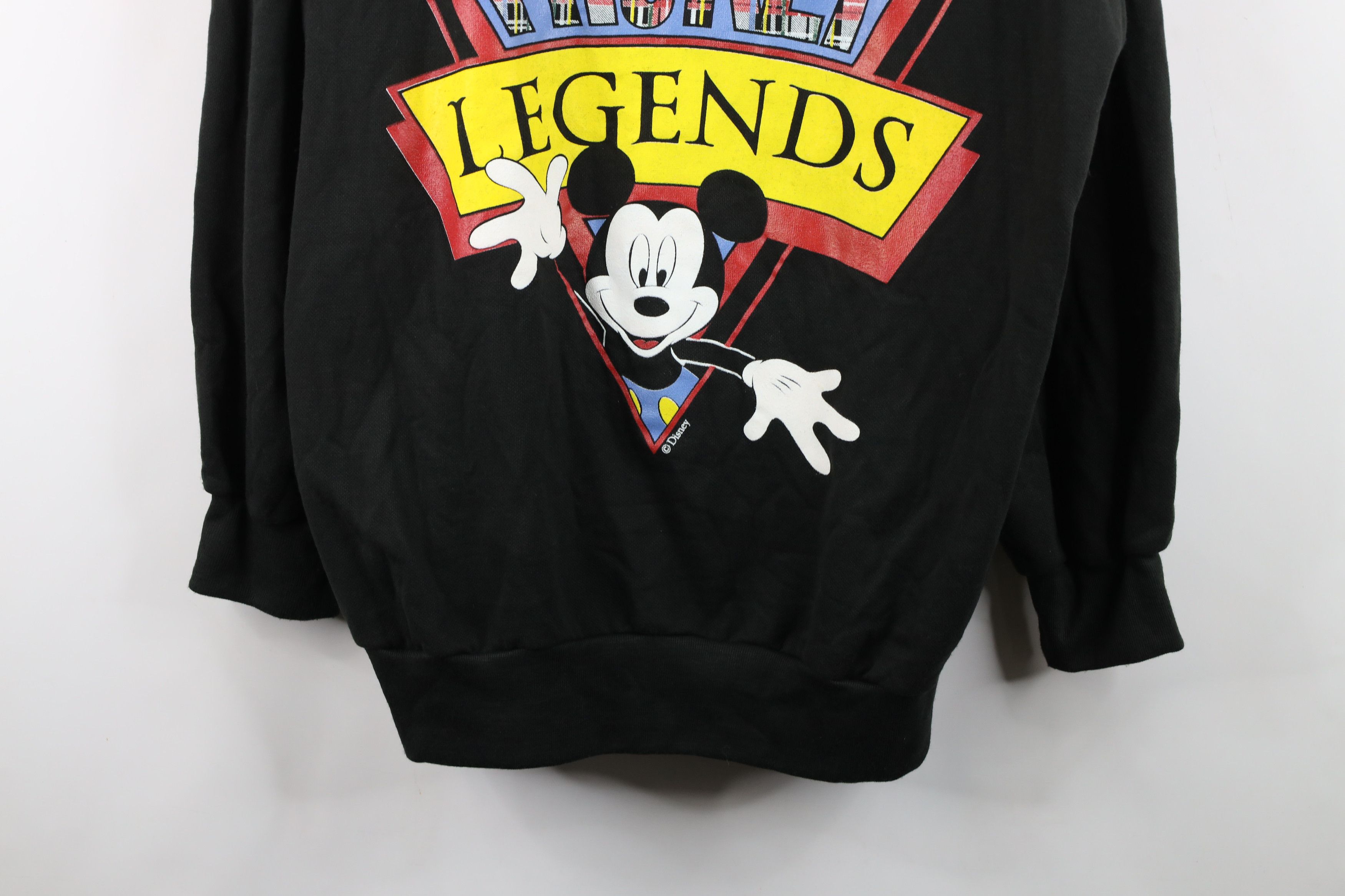 Disney Vintage 80s 90s Disney Mickey Mouse Legends Sweatshirt USA Size XL / US 12-14 / IT 48-50 - 3 Thumbnail
